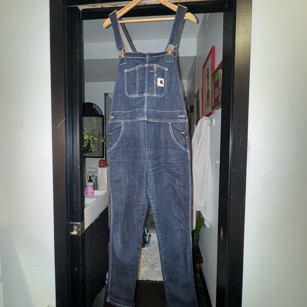 Carhartt Dark Blue Bib Overalls